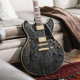 D'Angelico Excel DC Black Dog