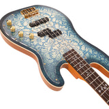 Joe Doe 'Lutetia' Bass by Vintage Blueburst with Case