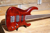 Bo-EL Big Generator DLX4-FL Fretless Transparent Tobacco