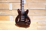 Hagstrom Super Viking Transparent Brown York Signature