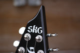 SKG Stratus 6 Transparent Black Burst