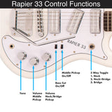 Rapier 33 3 Tone Sunburst