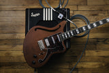 D'Angelico Deluxe Bedford SH Matte Walnut