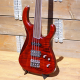 Bo-EL Big Generator DLX4-FL Fretless Transparent Tobacco