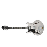 Hagstrom Alvar Lefthand Swedish Frost Gloss