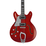 Hagstrom Super Viking Lefthand Wild Cherry Transparent Flame