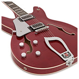 Hagstrom Super Viking Lefthand Wild Cherry Transparent Flame