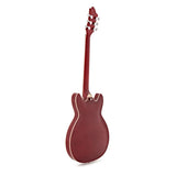 Hagstrom Super Viking Lefthand Wild Cherry Transparent Flame