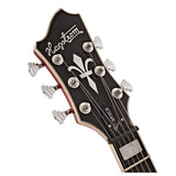 Hagstrom Super Viking Lefthand Wild Cherry Transparent Flame