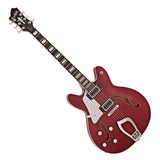 Hagstrom Super Viking Lefthand Wild Cherry Transparent Flame