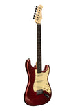 Stagg SES-30 CAR Standard S Style Candy Apple Red